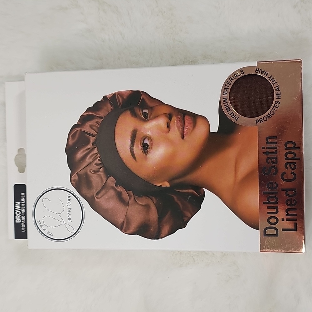 The Original Jenny Capp Double Satin Lined Capp Brown